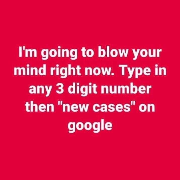 google new cases three digit number