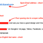 SEO doomsday email spam example